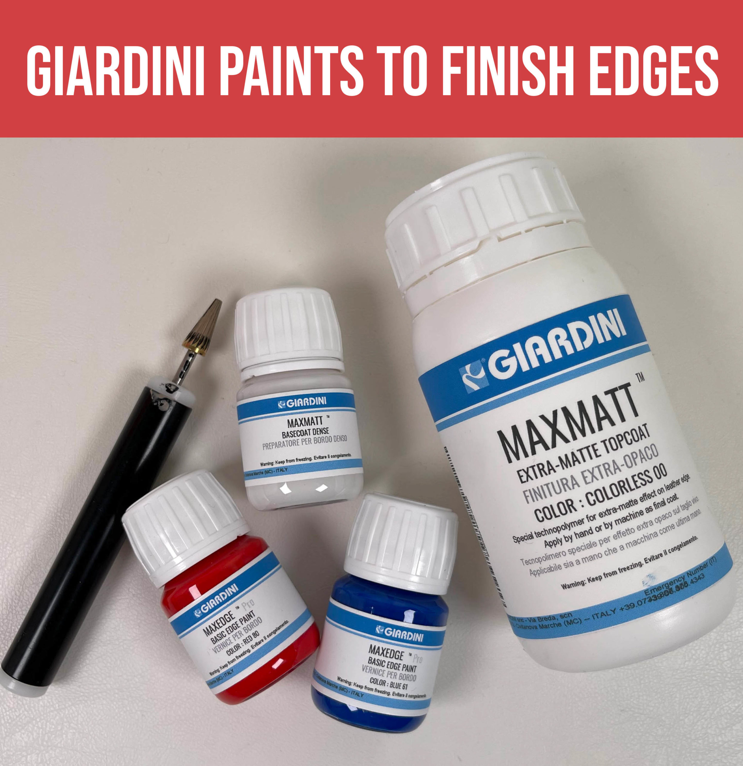 [TUTORIAL] How to use Giardini Edge Paint on Cork